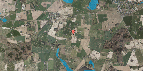 Oversvømmelsesrisiko fra vandløb på Kyringevej 104, 4296 Nyrup