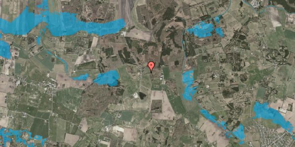 Oversvømmelsesrisiko fra vandløb på Lårupvej 4, 4295 Stenlille