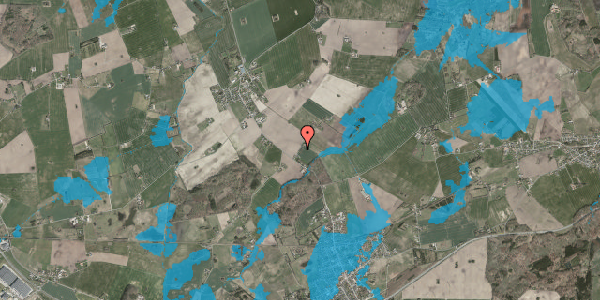 Oversvømmelsesrisiko fra vandløb på Askov Huse 4, 4440 Mørkøv