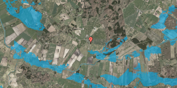 Oversvømmelsesrisiko fra vandløb på Åmosevej 109, 4440 Mørkøv