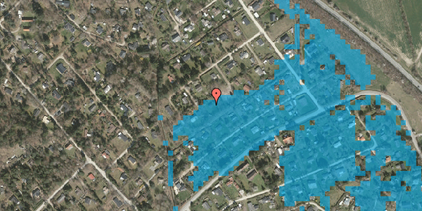 Oversvømmelsesrisiko fra vandløb på Engdraget 19, 4573 Højby