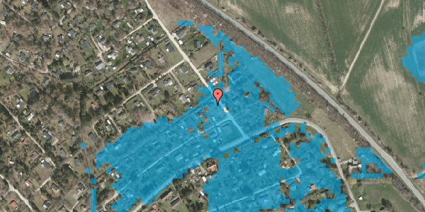 Oversvømmelsesrisiko fra vandløb på Engstien 2, 4573 Højby