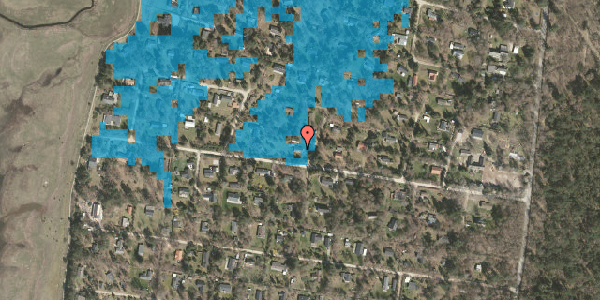 Oversvømmelsesrisiko fra vandløb på Markvejen 42, 4573 Højby