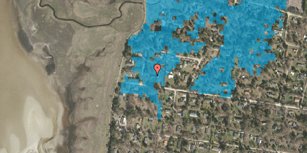 Oversvømmelsesrisiko fra vandløb på Markvejen 64, 4573 Højby