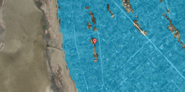 Oversvømmelsesrisiko fra vandløb på Marselisborg Alle 14, 4573 Højby