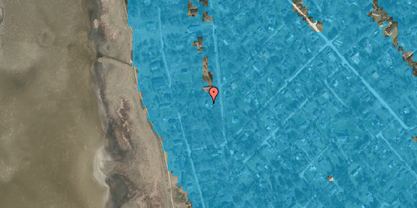Oversvømmelsesrisiko fra vandløb på Marselisborg Alle 20, 4573 Højby