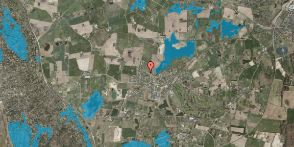 Oversvømmelsesrisiko fra vandløb på Stenstrupvej 1B, 4573 Højby