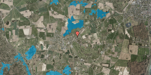 Oversvømmelsesrisiko fra vandløb på Vinkelvej 6, 4573 Højby