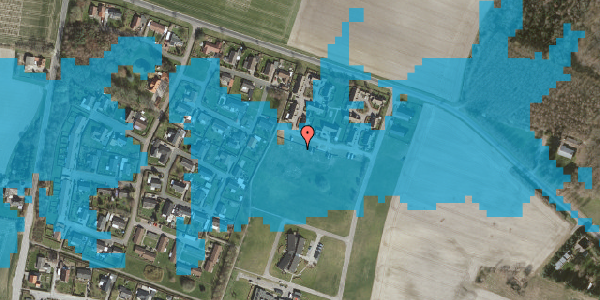 Oversvømmelsesrisiko fra vandløb på Holmeager 86, 4960 Holeby