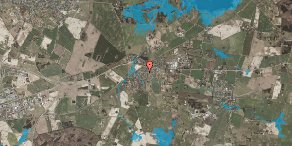 Oversvømmelsesrisiko fra vandløb på Hyacintvej 3A, 4684 Holmegaard
