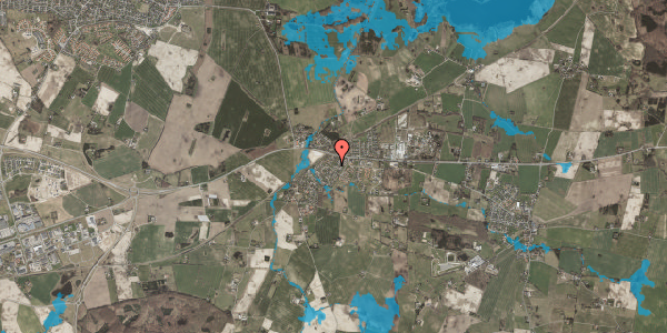Oversvømmelsesrisiko fra vandløb på Hyacintvej 3C, 4684 Holmegaard