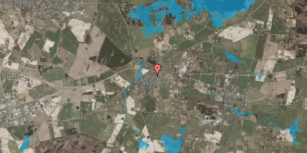 Oversvømmelsesrisiko fra vandløb på Hyacintvej 3D, 4684 Holmegaard