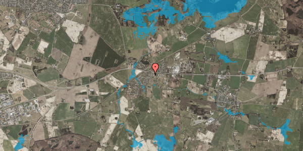 Oversvømmelsesrisiko fra vandløb på Hyacintvej 14B, 4684 Holmegaard