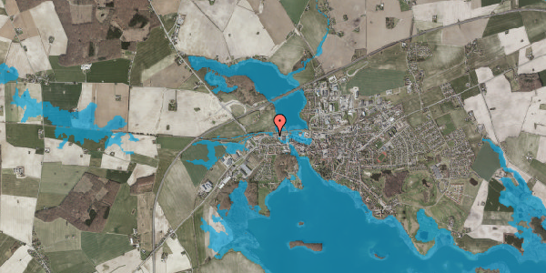 Oversvømmelsesrisiko fra vandløb på Gasværksvej 17, 4930 Maribo