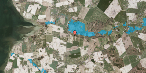 Oversvømmelsesrisiko fra vandløb på Klekkendevej 10, 4792 Askeby