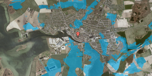 Oversvømmelsesrisiko fra vandløb på Bibrostræde 4, 4900 Nakskov