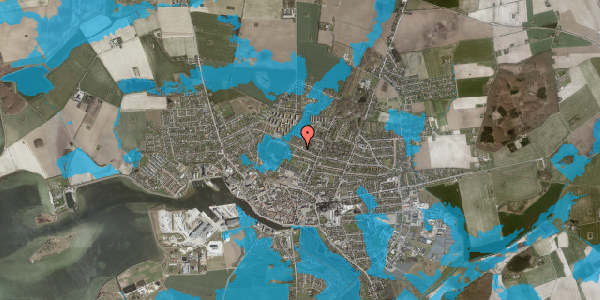 Oversvømmelsesrisiko fra vandløb på Bregnevej 29, 4900 Nakskov