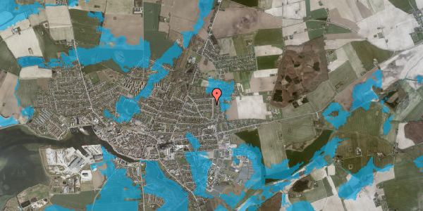 Oversvømmelsesrisiko fra vandløb på Fastings Allé 50, 4900 Nakskov
