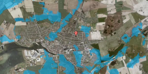Oversvømmelsesrisiko fra vandløb på Karbergs Allé 12, 4900 Nakskov
