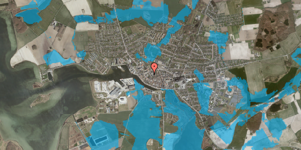 Oversvømmelsesrisiko fra vandløb på Klostergade 16, 4900 Nakskov