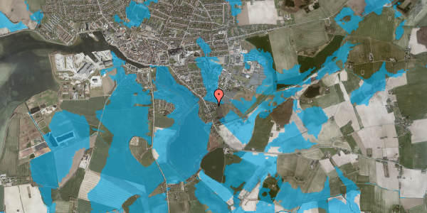 Oversvømmelsesrisiko fra vandløb på Lienlund 12, 4900 Nakskov