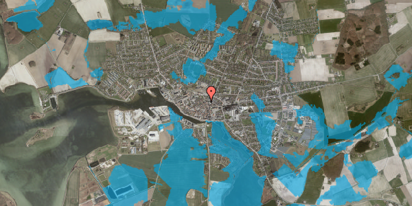 Oversvømmelsesrisiko fra vandløb på Nygade 33, 2. , 4900 Nakskov