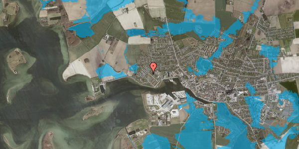 Oversvømmelsesrisiko fra vandløb på Riddersborgvej 23, 1. tv, 4900 Nakskov