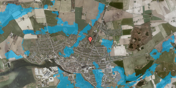 Oversvømmelsesrisiko fra vandløb på Rosenvænget 21, 4900 Nakskov