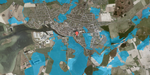 Oversvømmelsesrisiko fra vandløb på Rødbyvej 59, 4900 Nakskov