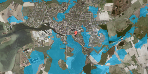 Oversvømmelsesrisiko fra vandløb på Rødbyvej 67, 4900 Nakskov