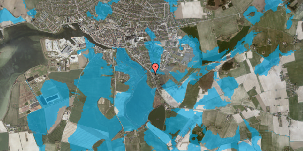 Oversvømmelsesrisiko fra vandløb på Rødbyvej 162, 4900 Nakskov