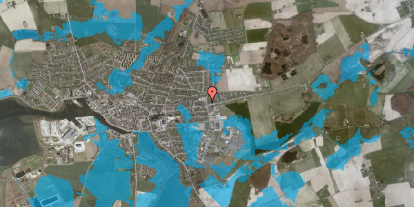 Oversvømmelsesrisiko fra vandløb på Skolevej 2, st. tv, 4900 Nakskov