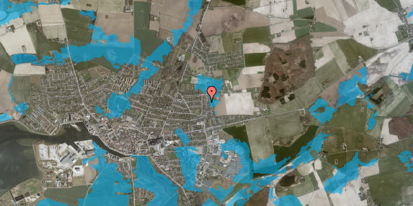 Oversvømmelsesrisiko fra vandløb på Skolevej 35, 4900 Nakskov