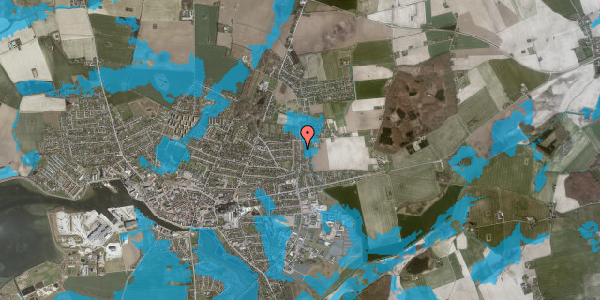 Oversvømmelsesrisiko fra vandløb på Skolevej 43, 4900 Nakskov