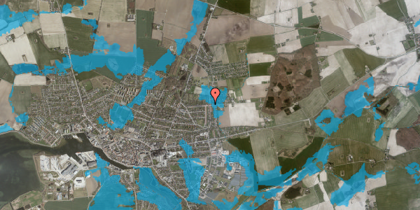Oversvømmelsesrisiko fra vandløb på Skolevej 79, 4900 Nakskov