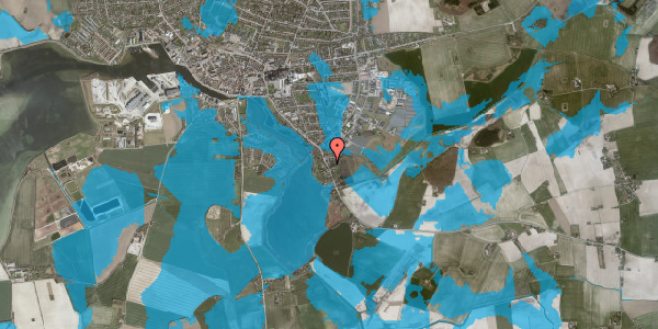 Oversvømmelsesrisiko fra vandløb på Skovbrynet 5, 4900 Nakskov