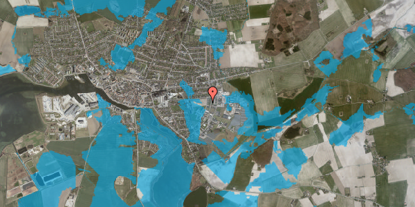 Oversvømmelsesrisiko fra vandløb på Stavangervej 3, 4900 Nakskov