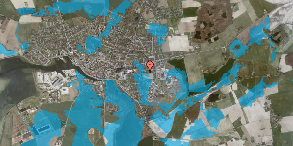 Oversvømmelsesrisiko fra vandløb på Varkausvej 11, 4900 Nakskov