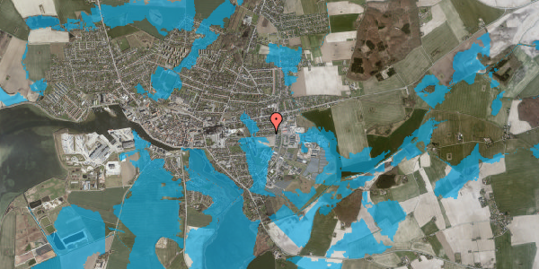 Oversvømmelsesrisiko fra vandløb på Varkausvej 21, 4900 Nakskov