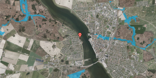 Oversvømmelsesrisiko fra vandløb på Bakkevej 1, 4800 Nykøbing F