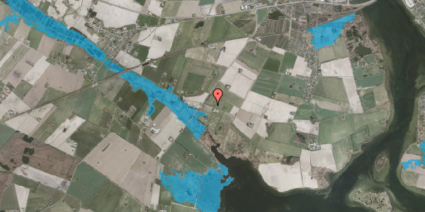 Oversvømmelsesrisiko fra vandløb på Bymarken 12, 4891 Toreby L