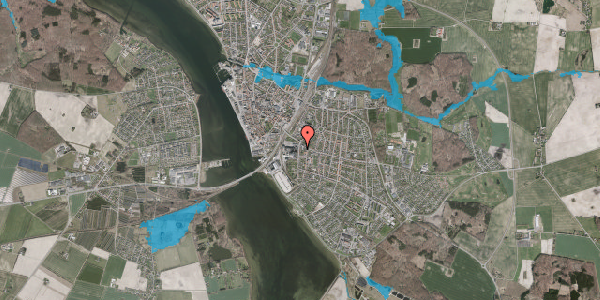 Oversvømmelsesrisiko fra vandløb på Gedservej 11, 4800 Nykøbing F