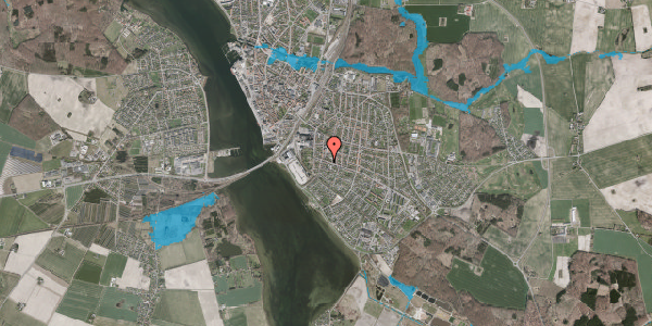 Oversvømmelsesrisiko fra vandløb på Gedservej 28, 4800 Nykøbing F