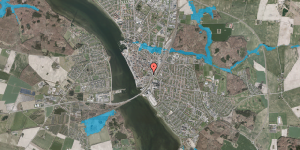 Oversvømmelsesrisiko fra vandløb på Højbrogade 3C, 3. , 4800 Nykøbing F