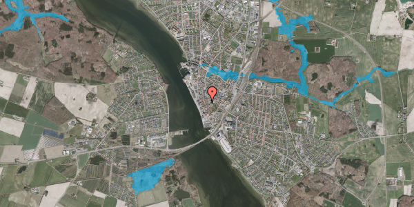 Oversvømmelsesrisiko fra vandløb på Lille Kirkestræde 5, 4800 Nykøbing F