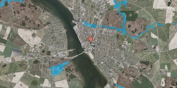Oversvømmelsesrisiko fra vandløb på Løyesgade 13A, 4800 Nykøbing F