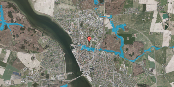 Oversvømmelsesrisiko fra vandløb på Nørre Boulevard 21, 4800 Nykøbing F