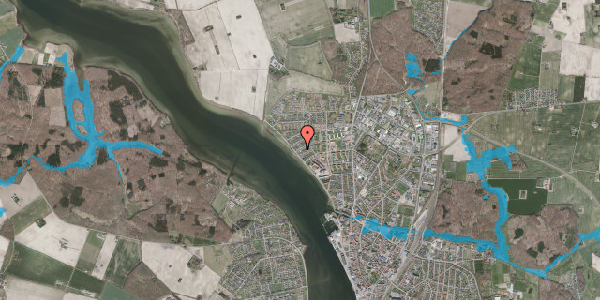 Oversvømmelsesrisiko fra vandløb på Orupgaardvej 4, 4800 Nykøbing F