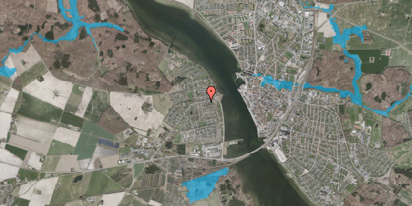 Oversvømmelsesrisiko fra vandløb på Sundby Alle 19, 4800 Nykøbing F