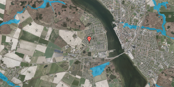 Oversvømmelsesrisiko fra vandløb på Sundby Alle 80, 4800 Nykøbing F